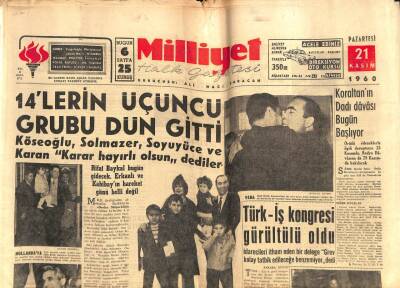 Milliyet Gazetesi 21 Kasım 1960 - Londra Dünya Güzellik Kraliçeliği Seçiminde Nebahat Çehre Derece Alamadı GZ59804 - 1