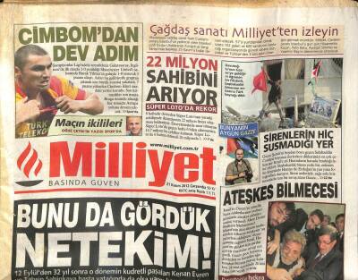 Milliyet Gazetesi 21 Kasım 2012 - Sibel Canın Cipi İhaleyle Satılacak - Cimbomdan Dev Adım GZ98830 - 1