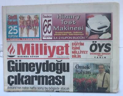 Milliyet Gazetesi 21 Mayıs 1996 - Çillere Baba Nasihatı GZ8159 - 1
