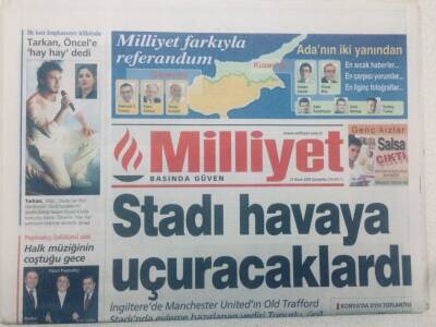 Milliyet Gazetesi - 21 Nisan 2004 - Tarkan Nazan Öncele Hay Hay Dedi GZ46566 - 1