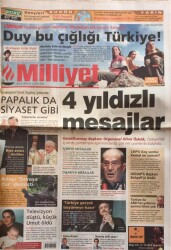 Milliyet Gazetesi 21 Nisan 2005 -ErdoğanPapalık Da Siyaset Gibi GZ45022 - 2