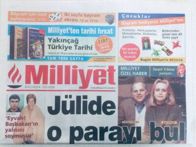 Milliyet Gazetesi 21 Ocak 2005 - Sahte Tatlıses Konseri GZ40311 - 1