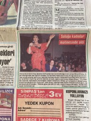 Milliyet Gazetesi 21 Şubat 1992 - Yekta Okur'a Son Görev - Bülent Ersoy Soluğu Kadınlar Matinesinde Aldı GZ149313 - 2