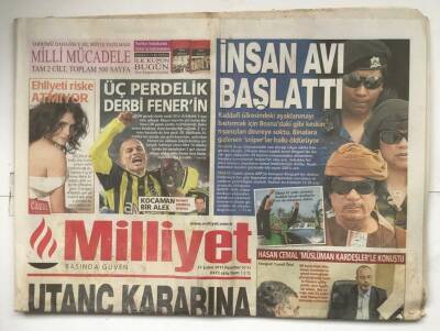 Milliyet Gazetesi 21 Şubat 2011 - Yunanistan Elçilikleri İflasta GZ7016 - 1