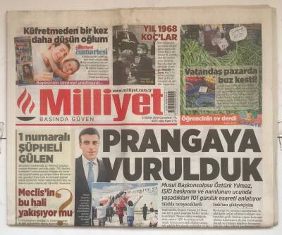 Milliyet Gazetesi 21 Şubat 2015 - Yıl 1968 Koçlar GZ7483 - 1