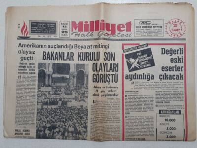 Milliyet Gazetesi - 21 Temmuz 1968 - Fenerbahçe Amerikaya Gidiyor GZ112266 - 1