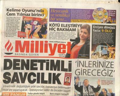 Milliyet Gazetesi 22 Aralık 2013 - Reza Zarrab Kanserim Tedavi Görmeliyim - Kahramanmaraşta 2 Bin Polis 100 Eylemci GZ124722 - 1