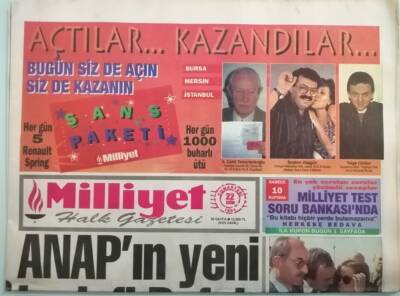Milliyet Gazetesi 22 Ekim 1994 Anapın Yeni Hedefi Refah -GZ44637 - 2