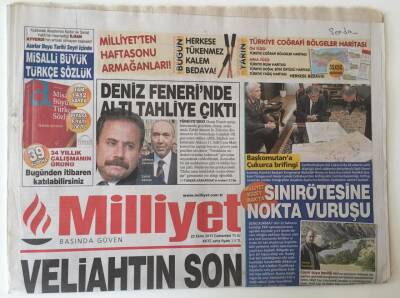 Milliyet Gazetesi - 22 Ekim 2011 - Veliahtın Son Dakikaları - GZ43741 - 1