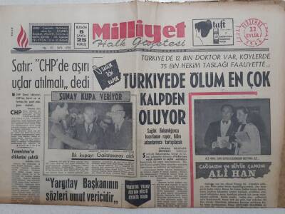 Milliyet Gazetesi - 22 Eylül 1966 - Türkiyede Ölüm En Çok Kalpten Oluyor GZ112324 - 1