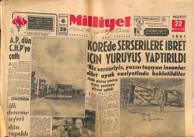 Milliyet Gazetesi 22 Mayıs 1961 - Alan Shepard Feza Uçuşunu Anlatıyor GZ77316 - 1