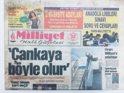 Milliyet Gazetesi 22 Mayıs 1993 - Çankaya Böyle Olur GZ40943 - 1