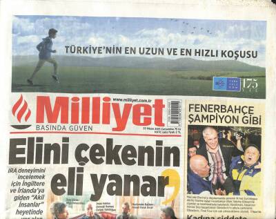 Milliyet Gazetesi 22 Nisan 2015 - Fenerbahçe Şampiyon Gibi GZ104444 - 1