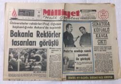 Milliyet Gazetesi 22 Ocak 1971 - Portatif Teyp,Televizyon,Pikaptan Vergi Alınacak - GZ15875 - 2