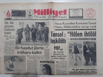 Milliyet Gazetesi - 22 Şubat 1967 - Tansel Halen İhtilal Teşkilatı Var GZ112155 - 1