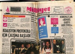 Milliyet Gazetesi 22 Şubat 1975 - MSP Divanı Protokolü İnceliyor,Koalisyon Protokolü İçin Çalışma Başladı GZ58812 - 1