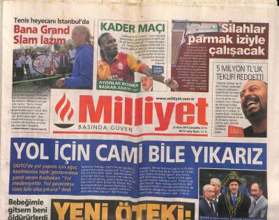 Milliyet Gazetesi 23 Ekim 2013 - Demirtaş İmralı Sizin Öcalan Bizim - Beğenmediğimiz Sneijder GZ124531 - 1