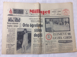 Milliyet Gazetesi 23 Eylül 1967 - İncirlik Üssünde Dün Grev Başladı - GZ15900 - 1