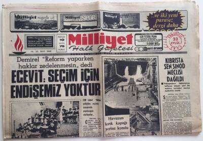 Milliyet Gazetesi 23 Eylül 1972-Suriye Ordusu İsraile Karşı Alarm Durumunda GZ6256 - 1