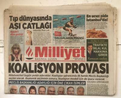 Milliyet Gazetesi 23 Haziran 2015 - Afgan Meclisine Taliban Saldırısı GZ7195 - 1