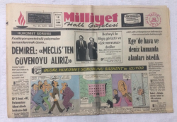 Milliyet Gazetesi 23 Mart 1975 - DemirelMeclisten Güvenoyu Alırız - GZ17572 - 2