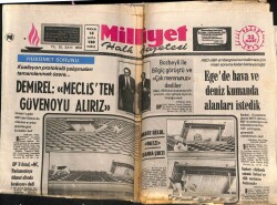 Milliyet Gazetesi 23 Mart 1975 - Egede Hava Ve Deniz Kumanda Alanları İstedik. GZ58811 - 1