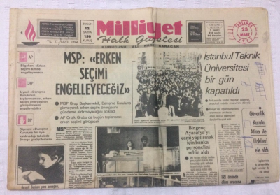 Milliyet Gazetesi 23 Mart 1977 - Beş Sanatçımız İtalyan TVsine Çıkıyor - GZ15635 - 2