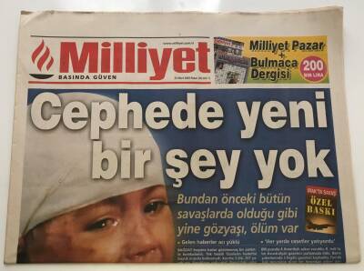 Milliyet Gazetesi 23 Mart 2003-Bağdat Kan Ağlıyor-GZ8743 - 1