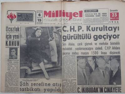 Milliyet Gazetesi - 23 Mayıs 1956 - Ucuzluk İçin Yeni Kanun GZ112190 - 1