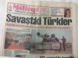 Milliyet Gazetesi 23 Ocak 1993 - Savaştaki Türkler - GZ17001 - 2