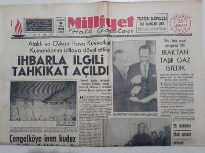 Milliyet Gazetesi - 23 Şubat 1967 - Ataklı Ve Özkan Hava Kuvvetleri Kumandanını İstifaya Davet Ettiler GZ112154 - 1