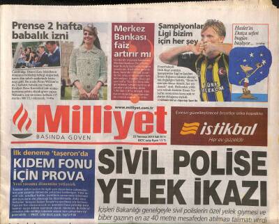 Milliyet Gazetesi 23 Temmuz 2013 - Hizbullah ABnin Terör Listesinde - Örsan Öymeni Andık GZ106141 - 1