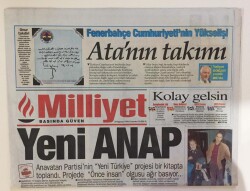 Milliyet Gazetesi 24 Ağustos 1996 - Anapta Genel Başkanlık Seçimi Bugün GZ6615 - 2