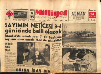 Milliyet Gazetesi - 24 Ekim 1960 - Yassıada Duruşmalarına İki Dava İle Devam Ediliyor GZ110877 - 1