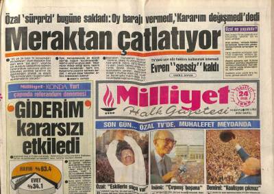 Milliyet Gazetesi 24 Eylül 1988 - İşte SHPnin Modeli GZ61648 - 2