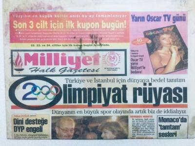 Milliyet Gazetesi 24 Eylül 1993 - Galatasarayda Operasyon GZ42868 - 1