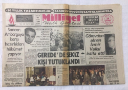 Milliyet Gazetesi 24 Haziran 1975 - Terastaki Aile Partisi - GZ15807 - 1