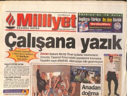 Milliyet Gazetesi 24 Mayıs 2000 - Cimbom'un Ülkemize Getirdiği UEFA Kupasını Ecevit De Kucakladı - Fatih Terim'e Müthiş Prim GZ2577 - Gökçekoleksiyon