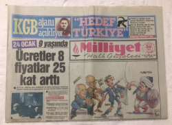 Milliyet Gazetesi 24 Ocak 1988 - Serengilin Kızı Ve Eski Eşi Gözaltında - GZ15770 - 1