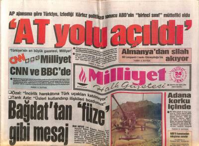Milliyet Gazetesi 24 Ocak 1991 - Doğum Günü Hediyesi GZ55781 - 1