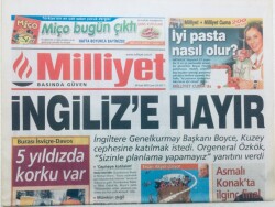 Milliyet Gazetesi - 24 Ocak 2003 - Asmalı Konakta İlginç Final, Mankenin İtirafları GZ46022 - 1
