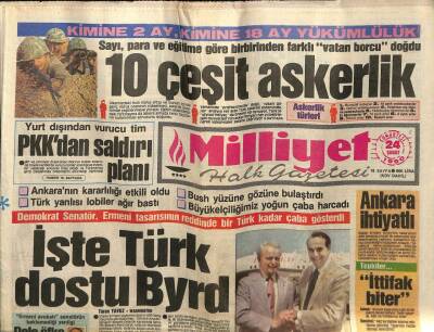 Milliyet Gazetesi 24 Şubat 1990 - Levent Kırcanın Son Şovu GZ61448 - 1