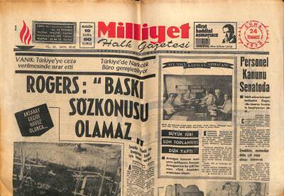 Milliyet Gazetesi - 24 Temmuz 1970 - Rusya Şimdi Libyaya Silah Satıyor GZ110809 - 1