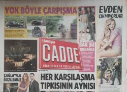 Milliyet Gazetesi 25 Ekim 2011-Nejat İşler Yine Kavgada GZ45664 - 2