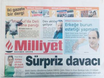 Milliyet Gazetesi - 25 Eylül 2004 - Serdar ErenErkeğe Burun Estetiği Yapmam GZ46313 - 1