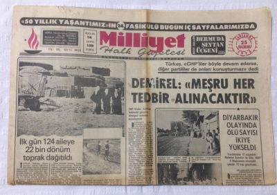 Milliyet Gazetesi 25 Haziran 1975 - Beyaz Perdenin Şöhretli Tarzanı 71 Yaşında - GZ15804 - 1
