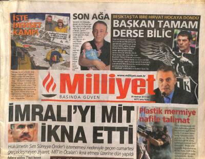 Milliyet Gazetesi 25 Haziran 2013 - Beşiktaşta İbre Hırvat Hocaya Döndü , Başkan Tamam Derse Bilic GZ106130 - 1