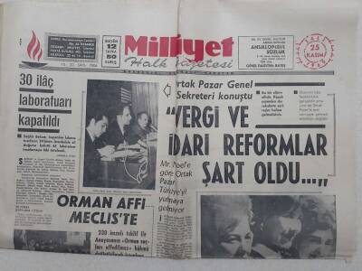 Milliyet Gazetesi - 25 Kasım 1969 - 30 İlaç Laboratuarı Kapatıldı GZ112313 - 1