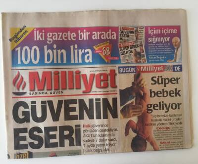 Milliyet Gazetesi 25 Mart 2000 - Türk Modası İnternete Girdi Modacı Esin Maraşoğlu 2000 Yılı Koleksiyonunu İnternet Ortamında Sergileyecek GZ11521 - 1