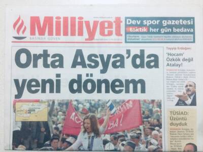 Milliyet Gazetesi 25 Mart 2005 - Orta Asyada Yeni Dönem GZ42360 - 1